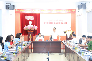 Khoa Xây dựng Đảng tổ chức đi nghiên cứu thực tế tại phường Bạch Đằng